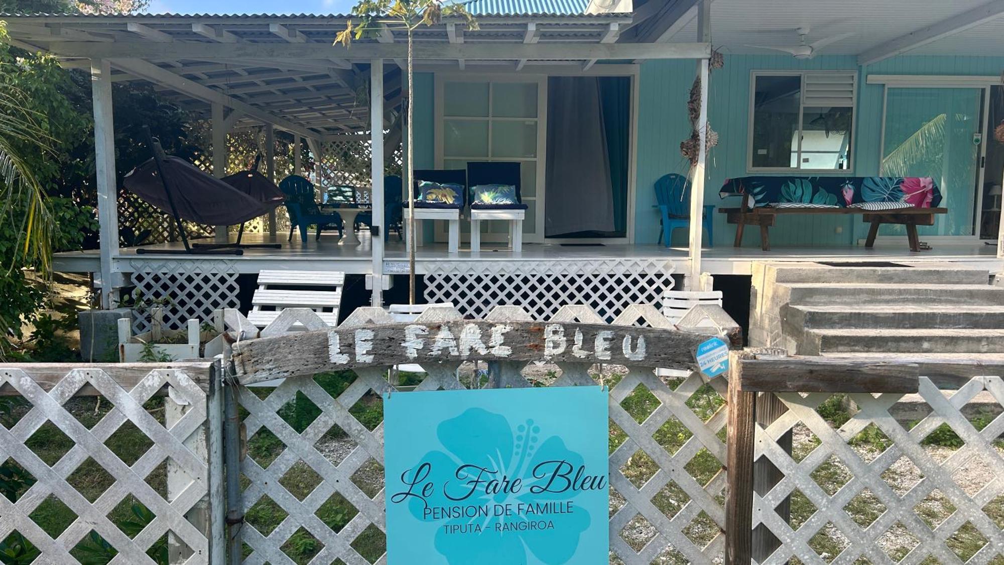 Le Fare Bleu Tiputa Rangiroaアパートメント エクステリア 写真